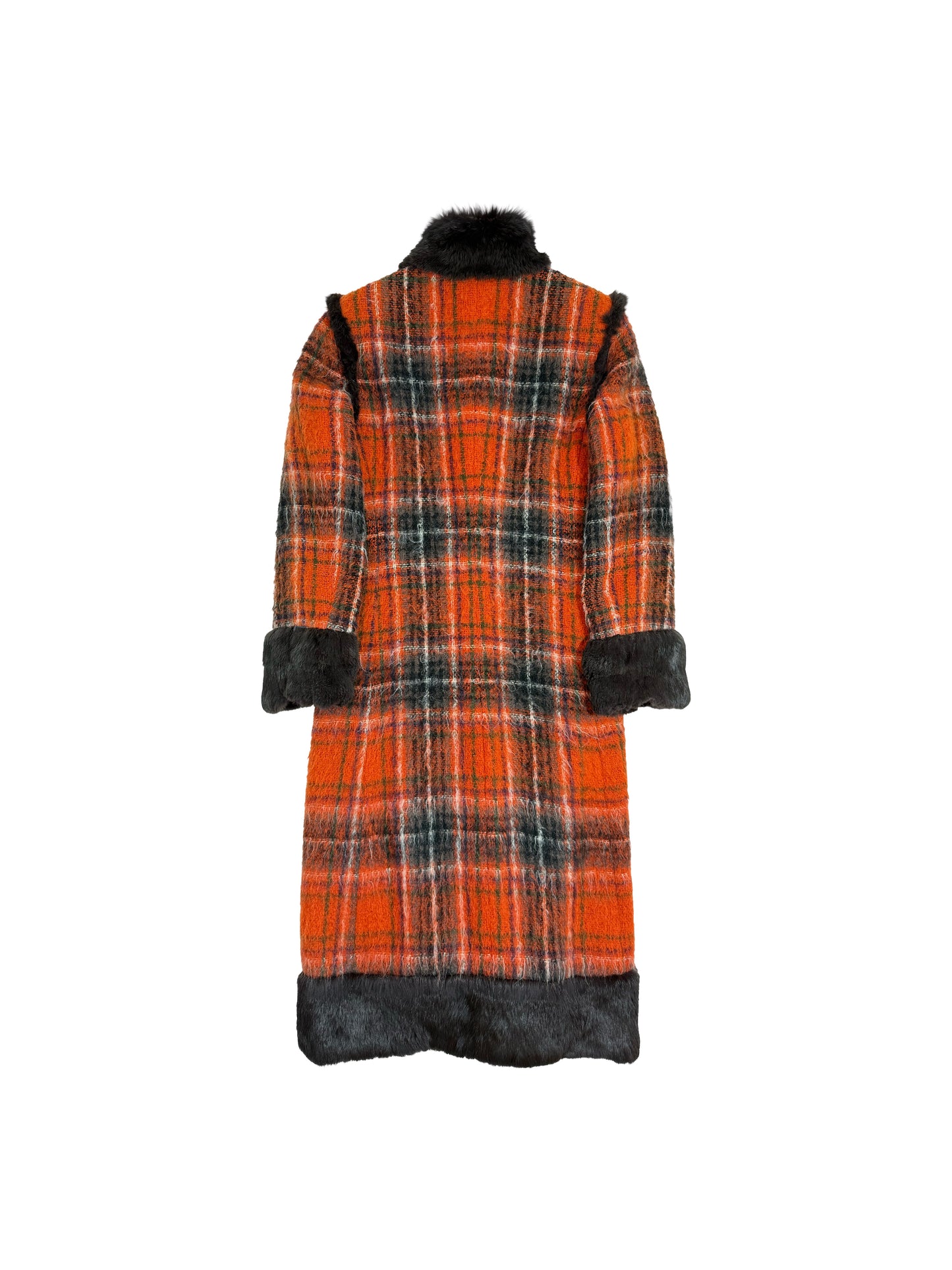 Moschino Cheap and Chic Wool & Mohair Plaid Print