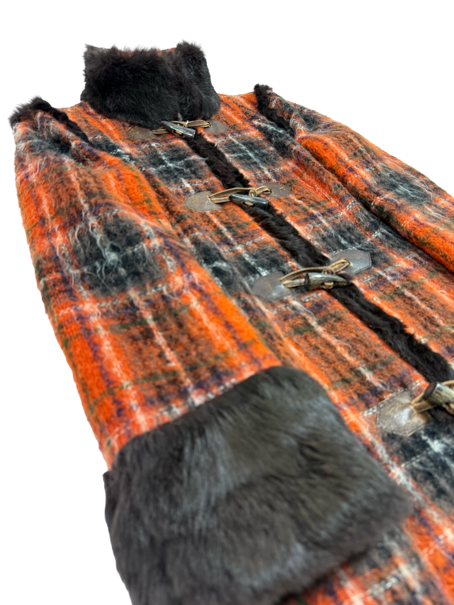 Moschino Cheap and Chic Wool & Mohair Plaid Print