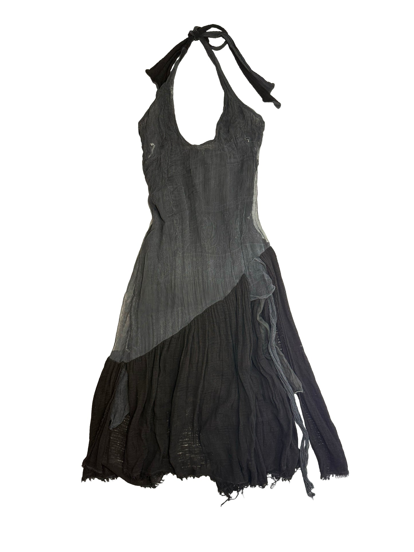 90’s Silk asymmetrical dress