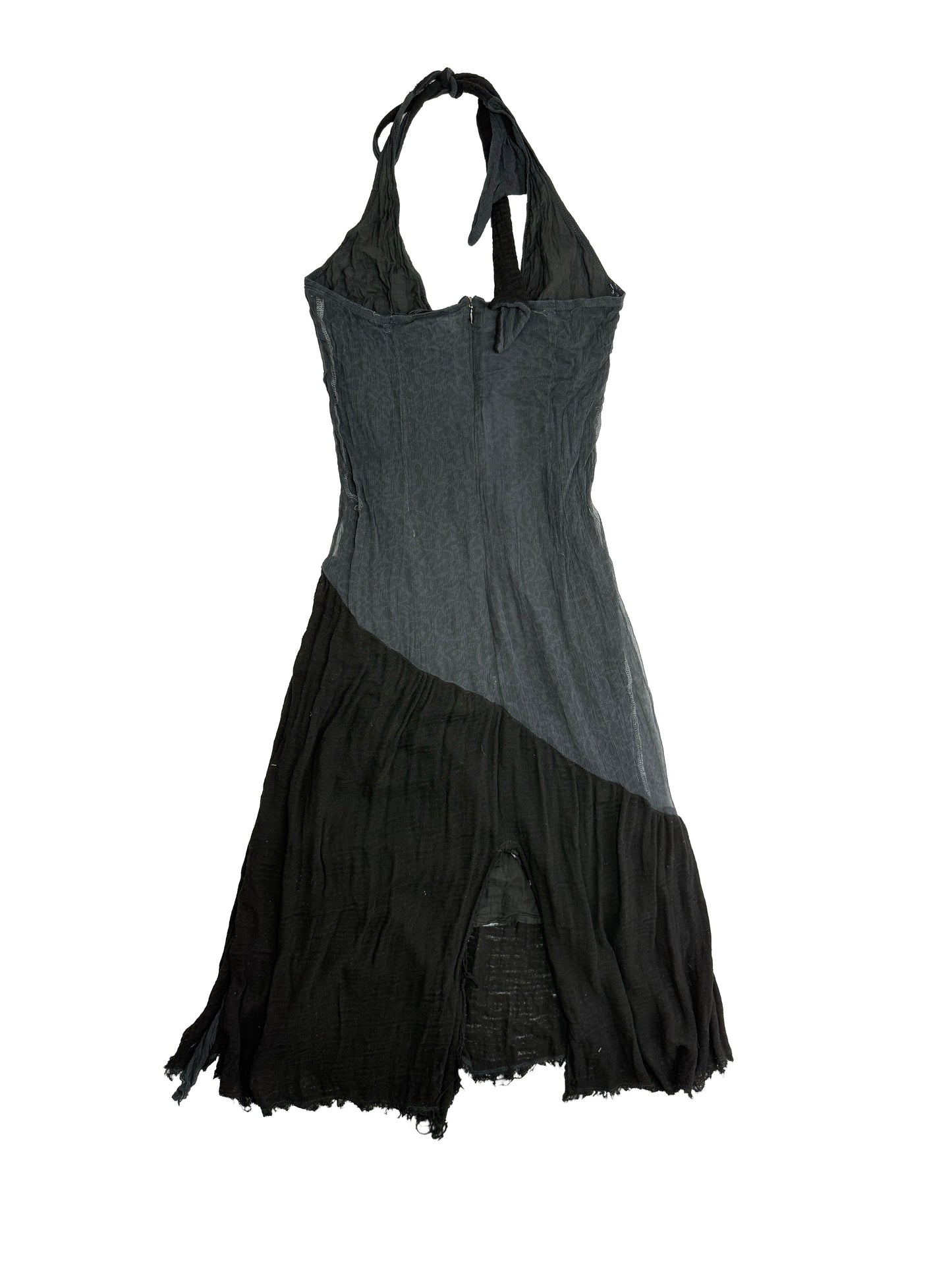 90’s Silk asymmetrical dress