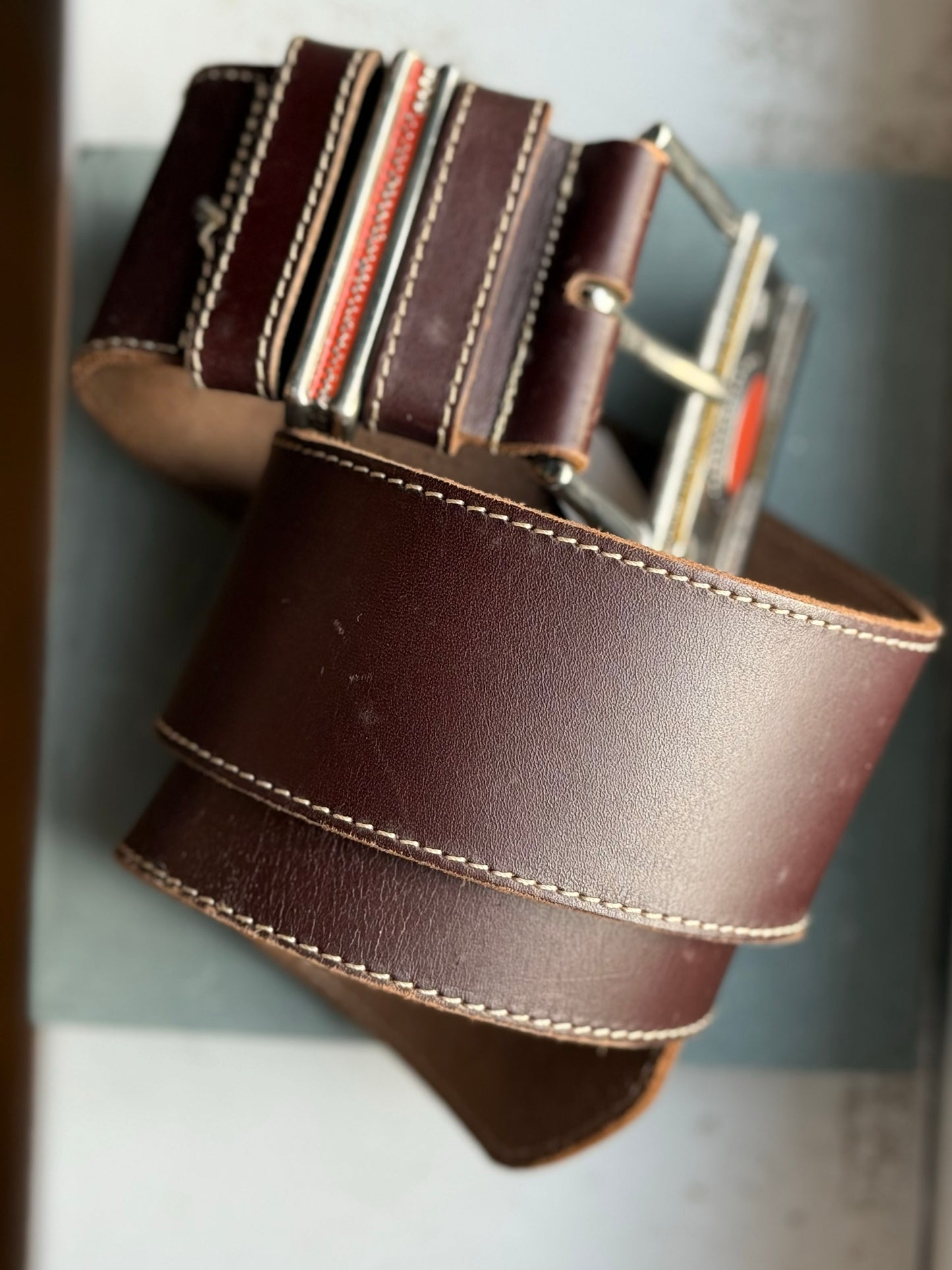 Leather belt