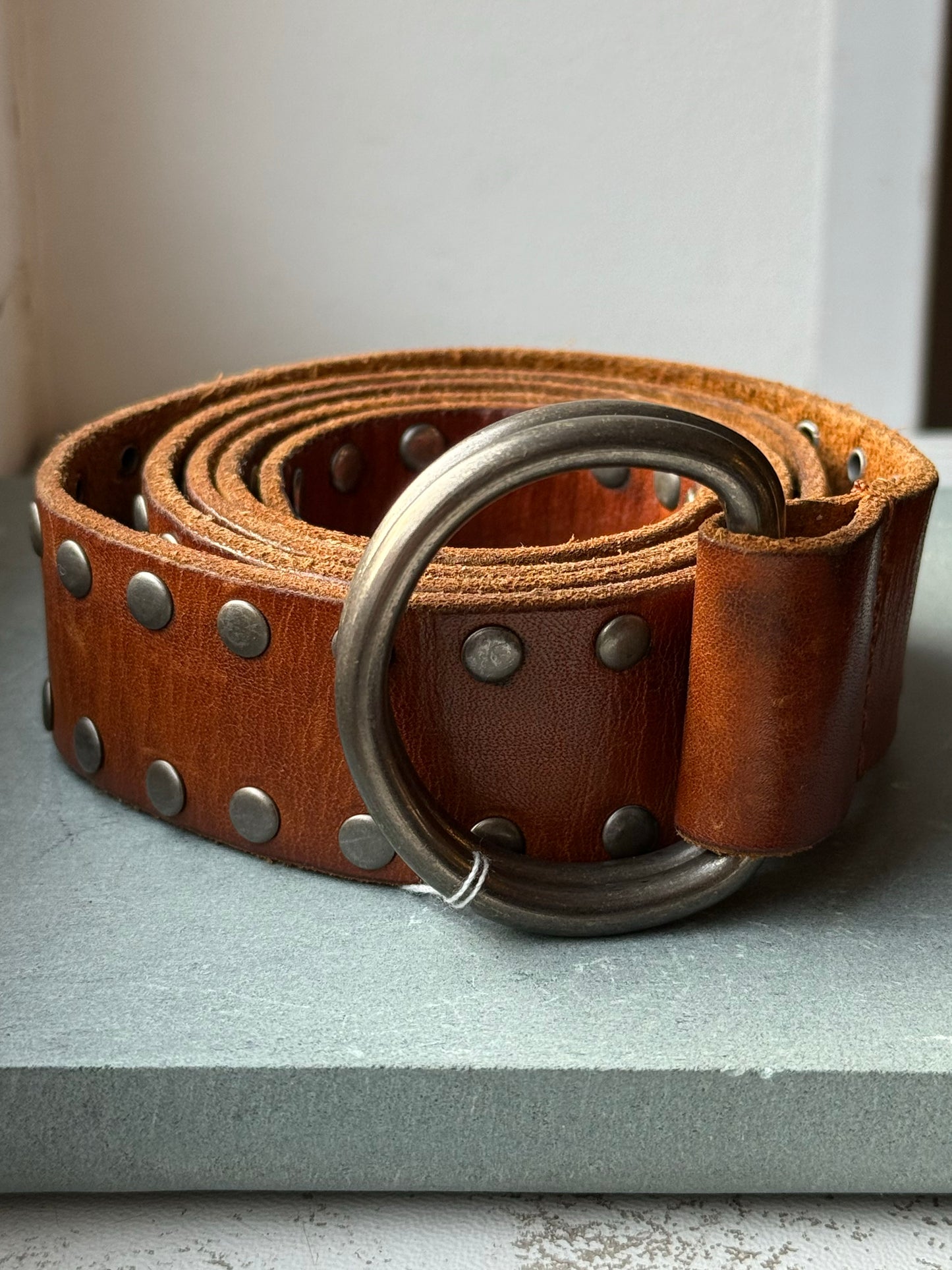 Leather belt