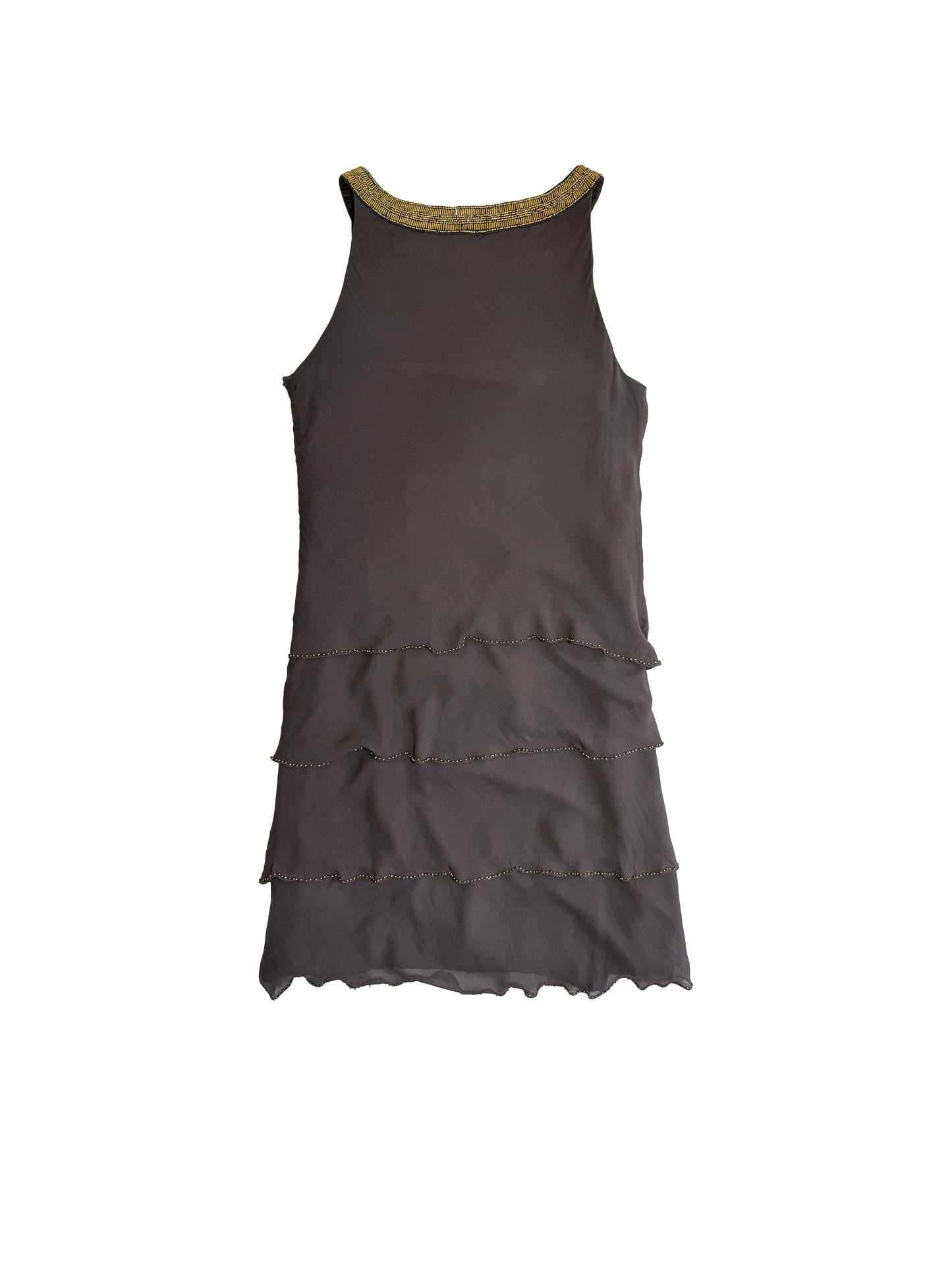Silk Tiered Dress