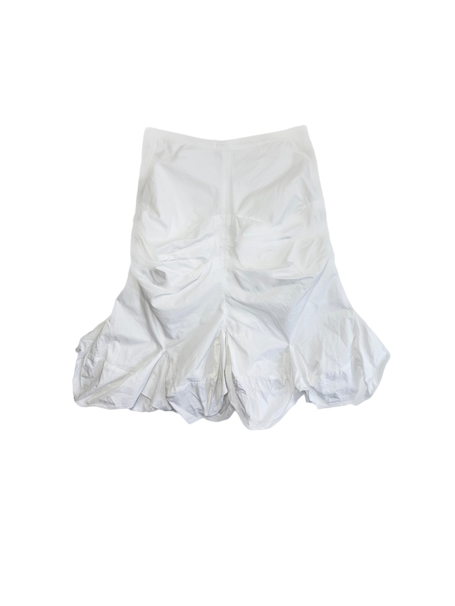 Cotton Ruched Skirt