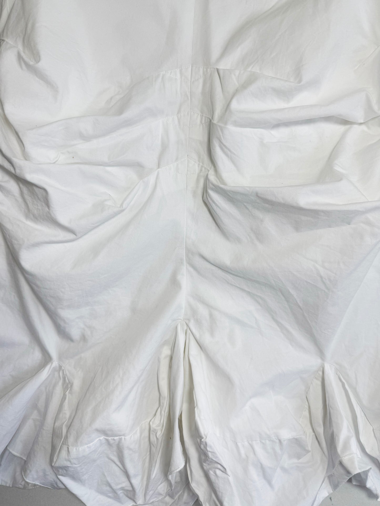 Cotton Ruched Skirt