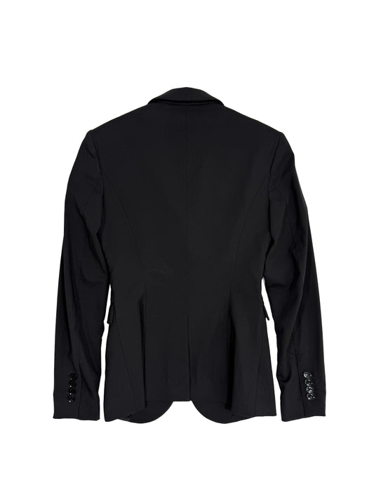 BURBERRY Black Wool Two Button Closure Blazer