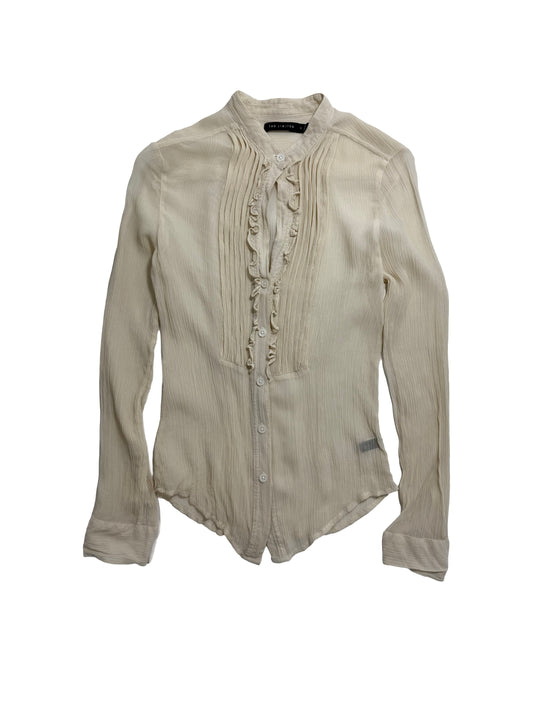 Silk see through shirt