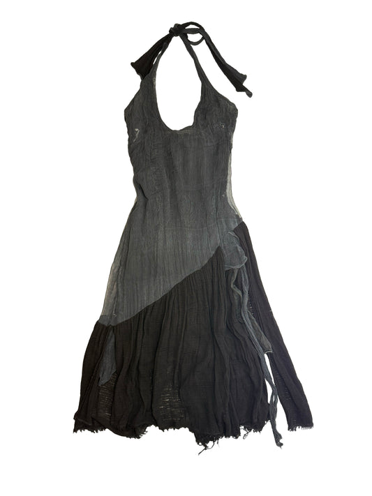 90’s Silk asymmetrical dress