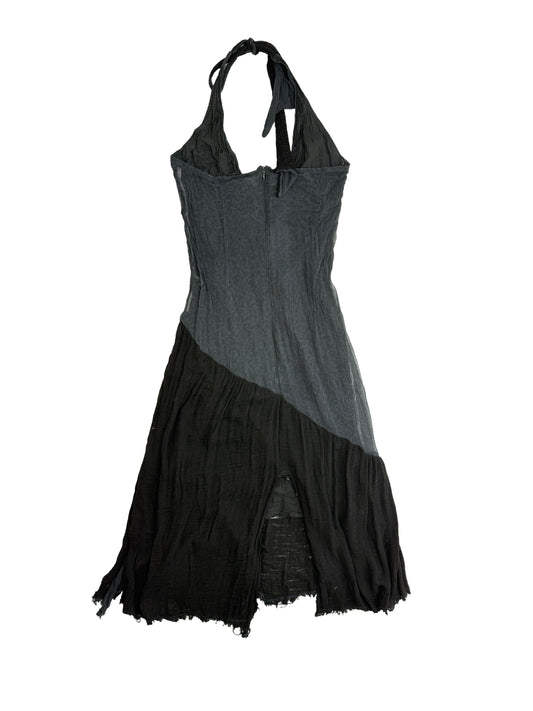 90’s Silk asymmetrical dress