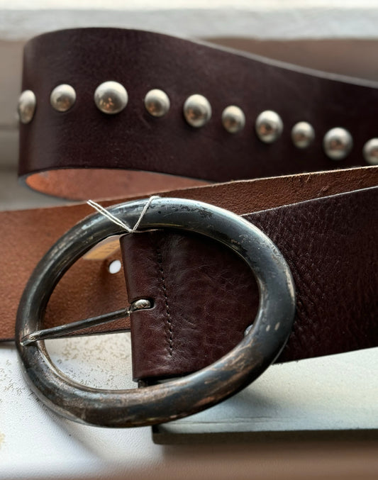 Leather belt