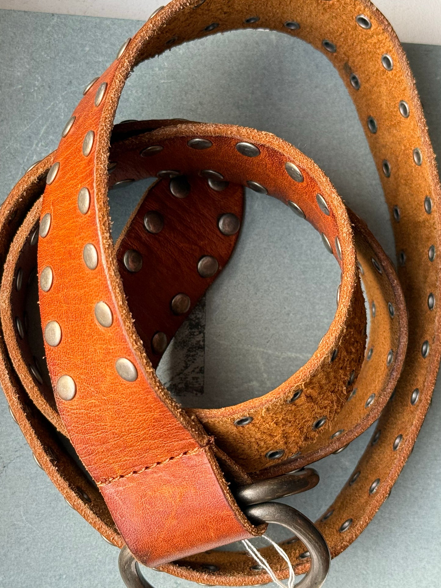 Leather belt